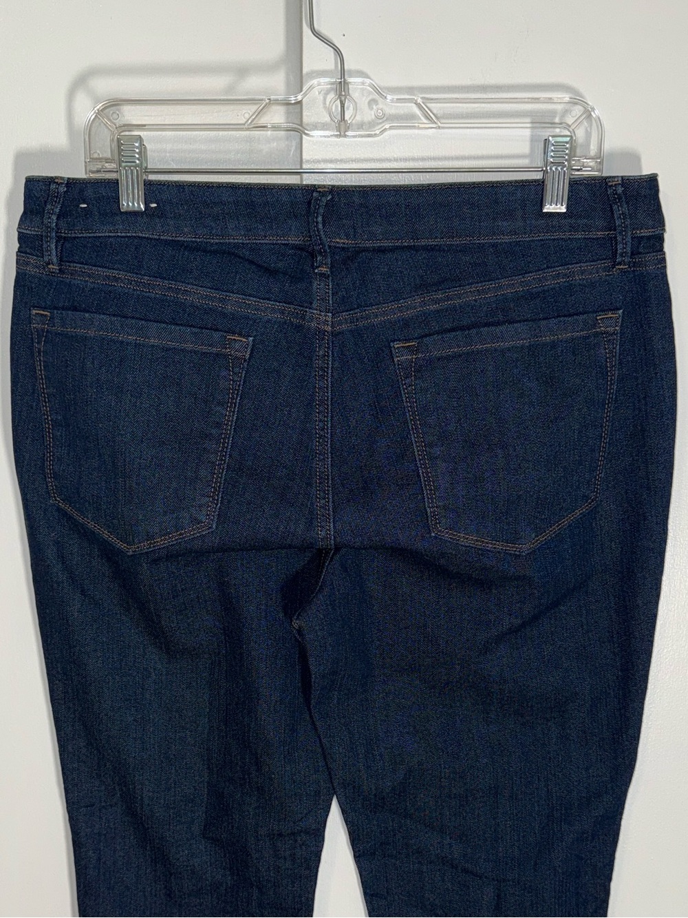 LOFT Curvy Skinny Jeans Stretch Denim Dark Wash Women’s 12 - Picture 5 of 8
